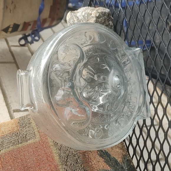 Other - Minnie/Mickey 🐭 Clear Glass Piggy Bank Jar